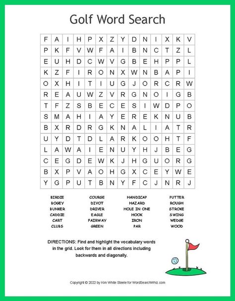 Golf Word Search Puzzle Golf Terms, Digital Word, Wooden Christmas Crafts, Colouring Printables, Free Printable Coloring Pages, In The Classroom, Puzzle Game, The Classroom, Printable Coloring Pages