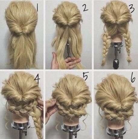 Long Hair Diy, Easy Formal Hairstyles, New Braided Hairstyles, Ponytail Hairstyles Easy, Victorian Hairstyles, Easy Hairstyles For Medium Hair, Peinados Recogidos, Easy Braids, 2020 Trends