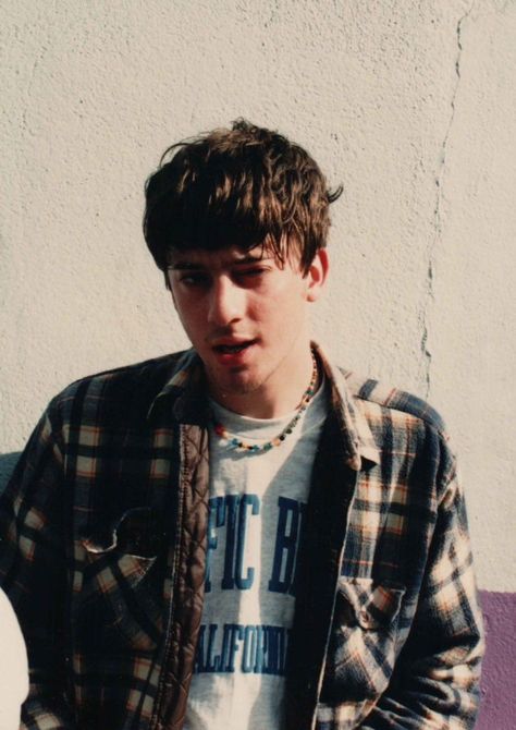 Graham Coxon, Blur, Plaid, Pants, Trousers