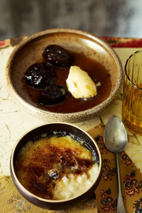 Recipes With Prunes, Prune Pudding, Prune Recipes, Damson Plum, Rice Pudding Recipes, Dreamy Desserts, Cold Weather Comfort Food, Rice Pudding Recipe, Sweet Rice