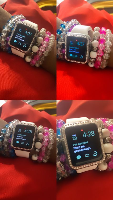 Apple Watch Customization, Pandora Bracelet Designs, Apple Watch Face, Apple Watches, Apple Watch Accessories, Apple Watch Faces, Watch Accessories, Girl Fits, Bday Ideas