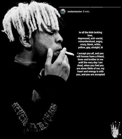 the greatest artist of our generation. @xxxtentacion @alxneibreak Xxxtentacion Quotes, Miss X, Feeling Numb, Rapper Quotes, X Picture, Quotes About Love, Love U Forever, Dead To Me, I Love You Forever