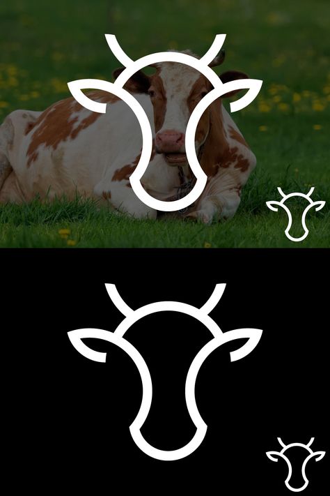 cow modern minimal monogram logo design inspiration |Mas_arts Industrial Logo Design Inspiration, Simple Logo Design Minimalism, Cow Logo Design, Cow Logo, Inspiration Logo Design, Flat Logo, Industry Logo, Simple Logo Design, Monogram Logo Design