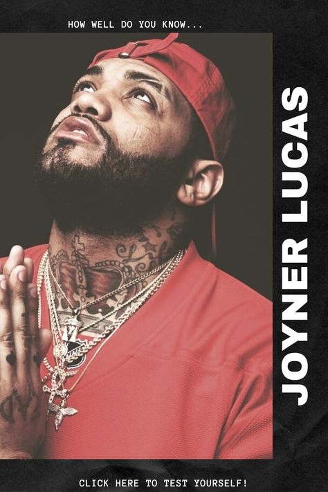 Joyner Lucas, Music Pictures, Rap Artists, Fun Quiz, Music Artist, Hip Hop Culture, Hip Hop Rap, Rap Music, Guy Pictures