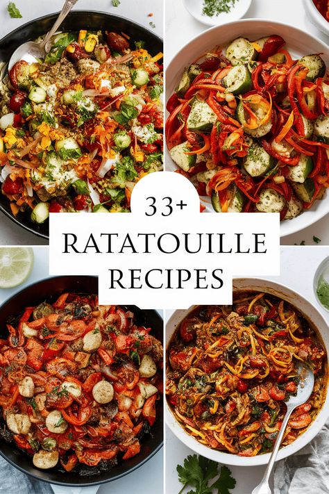 33+ Feel-Good Ratatouille Recipes That Will Brighten Your Table and Delight Your Taste Buds!

Brighten your table with these delicious ratatouille recipes that will make your taste buds dance! From fresh vegetables to savory herbs each dish is a tasty celebration of flavor. Perfect for family dinners or gatherings with friends these recipes will surely bring smiles and joy to every meal. Enjoy cooking! https://foodeau.com/ratatouille-recipes Fruit Ratatouille, French Vegetable Recipes, Quick Pozole Recipe, Ratatouille Recipes, French Ratatouille Recipe, Slow Cooker Ratatouille, Vegetable Ratatouille, Baked Frittata, Ratatouille Recipe