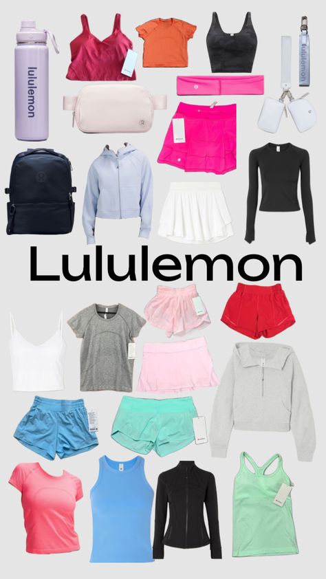 I love me some Lulu 🥥😘 #lululemon #lulu #outfitinspo Aesthetic Clothes Lulu, Lululemon Gift Ideas, Bright Lululemon Outfit, Lulu Shirt Outfit, Best Lululemon Outfits, Cute Lulu Outfits, Cute Lululemon Outfits For School, Cute Lululemon Outfits, Lulu Fits