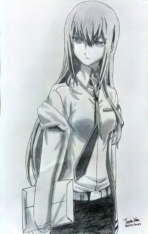 Kurisu Makise from Stein Gates Steins Gate Tattoo Ideas, Steins Gate Drawing, Gate Drawing, Manga Inspiration, Kurisu Makise, Steins Gate, Character Model, Character Model Sheet, Model Sheet