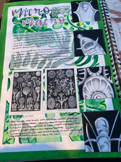 Gcse Art Sketchbook Moodboard, Sketchbook Background Ideas, Art Mind Map, Visual Art Diary, Sketchbook Examples, Artist Research Page, Gcse Sketchbook, Art Identity, Textiles Gcse