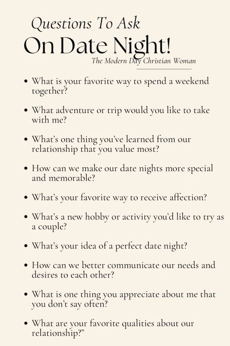 Deep Questions for Date Nights: Strengthen Your Bond Deep Conversation Starters Relationships, Deeper Conversation Starters, Deep Conversation Topics Relationships, Late Night Talks Questions, Date Night Conversation Starters, Date Conversation Topics, Date Conversation Starters, Fun Relationship Questions, Rules For Women