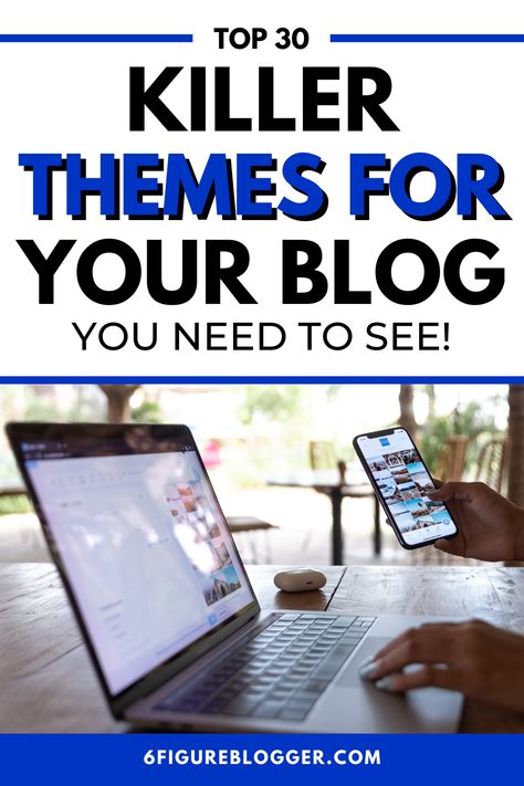 Thinking of starting a blog? Looking for the best blogging WordPress themes out there? There are so many WordPress themes for blogging so it can be a little difficult to choose which one you should use for your blog, I have put together a list of the best free and premium WordPress blogging themes to help you create a blog you and your readers will love. #wordpress #wordpressthemes #bloggingforbeginners #blogging101 #startablog #6figureblogger Wordpress Themes For Bloggers, Wordpress Theme Portfolio, Wordpress Tips, Create A Blog, Blogging Resources, Increase Blog Traffic, Starting A Blog, Website Optimization, Website Maintenance