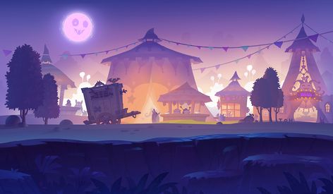 Festival Concept Art, Environment Painting, Concept Art Tutorial, Scenery Background, Creative Drawing Prompts, Game Background, Scene Design, Pinturas Disney, Game Inspiration