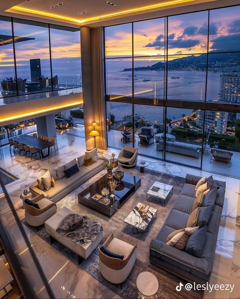 Penthouse Aesthetic, Penthouse Luxury, Dream Life House, Luxury Penthouse, Mansion Interior, Dream House Rooms, Home Building Design, Luxury Homes Dream Houses, Dream House Interior