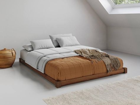 Space Saver Bed, Bed Without Headboard, Attic Bed, Solid Oak Beds, Low Bed Frame, Small Single Bed, Low Loft Bed, Walnut Bed, Low Loft Beds