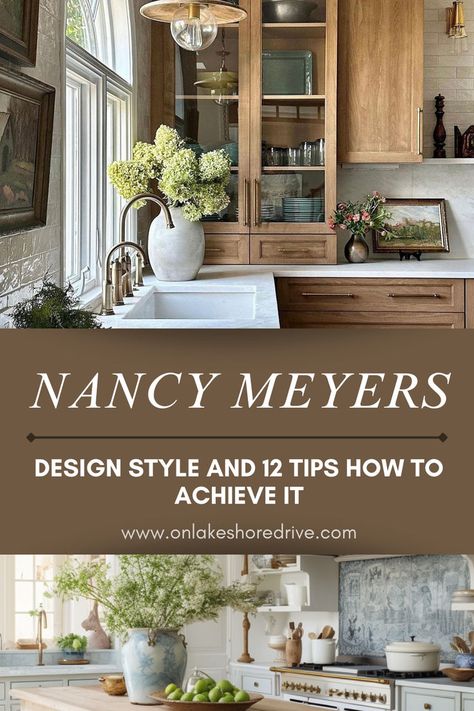 Nancy Meyers style kitchens Nancy Meyers, Design Style, Her Style, Drive, Key, Design