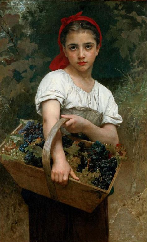 William Adolphe Bouguereau "The Grape Picker" 1875 | Flickr William Bouguereau, Adolphe Bouguereau, Classic Wall Art, William Adolphe, Wall Art Deco, Hyper Realistic Paintings, William Adolphe Bouguereau, Rennaissance Art, Academic Art