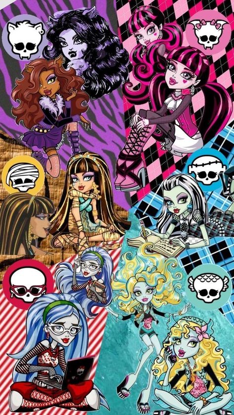 Monster High Wallpaper Iphone, Monster High Wallpaper, High Wallpaper, Monster High Halloween, Monster High Cosplay, Monster High Draculaura, High Characters, Arte Monster High, Monster High Pictures