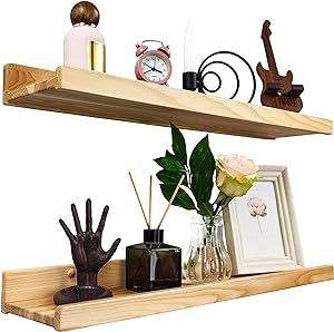 wood bathroom shelves Shelves With Lip, Picture Ledge Shelf, Wall Storage Shelves, Shelves For Wall, Picture Ledge, Living Room Photos, Wood Wall Shelf, Living Room Organization, Wood Floating Shelves