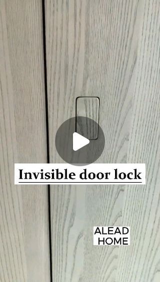 Bedroom Door Lock Ideas, Hidden Door Lock Ideas, Concealed Door Design, Invisible Doors Ideas, Door Lock Design, Bedroom Door Lock, Magnetic Door Lock, Bathroom Door Locks, Concealed Door Hinges