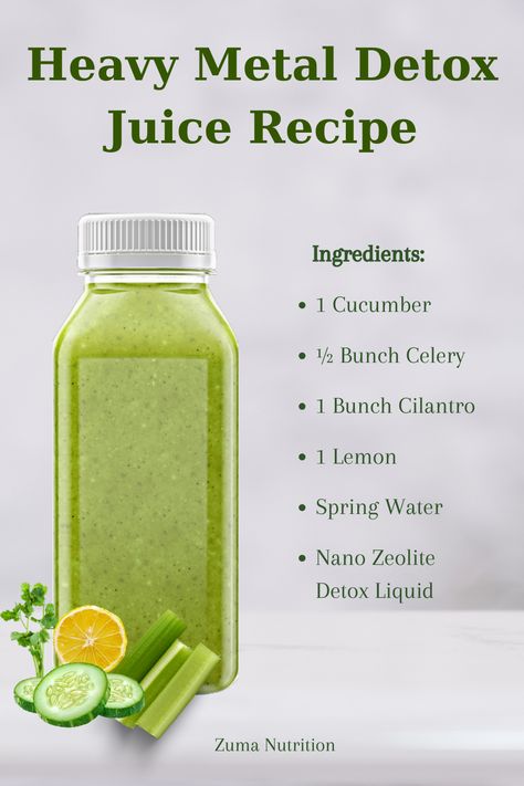 Benefits of the Heavy Metal Detox Juice Heavy Metal Toxicity, Food Fails, Heavy Metal Detox, Detox Smoothie Recipes, Easy Healthy Eating, Detox Juice Recipes, Juice Recipe, Breakfast Smoothies, Detox Juice