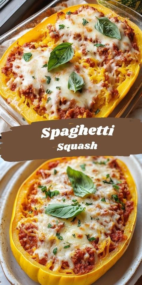 🍝 Discover the deliciousness of Spaghetti Squash Lasagna—a delightful low-carb twist on a classic Italian dish! This healthy alternative swaps traditional pasta for spaghetti squash, making it lighter and perfect for any meal. Layered with rich marinara sauce, creamy cheese, and fresh veggies, this recipe is sure to satisfy your cravings without the carbs.  👉 Try this easy spaghetti squash lasagna recipe today and enjoy a guilt-free indulgence!  #SpaghettiSquash #LowCarbRecipes Spaghetti Squash Sauce, Making Spaghetti Squash, Squash Lasagna Recipe, Vegan Spaghetti Squash, Squash Pasta Recipe, Spaghetti Squash Pasta, Easy Spaghetti Squash, Spaghetti Squash Recipes Healthy, Spaghetti Squash Recipes Easy