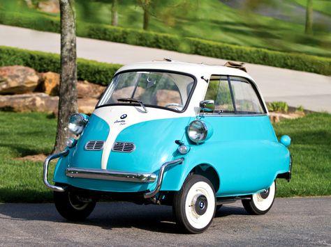 Bmw Isetta 300, Bmw Isetta, Bavarian Motor Works, Bmw Classic Cars, Volkswagen Bug, Microcar, Car Volkswagen, German Cars, Mini Cars