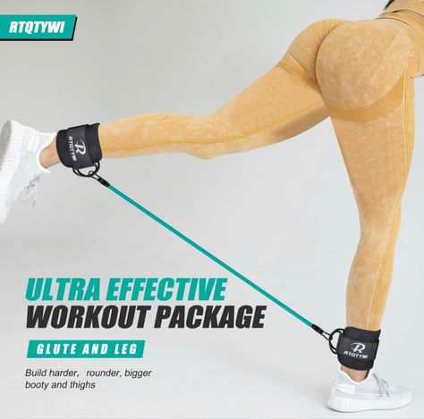 Ankle Resistance Bands Set, Ankle Tube Band with Adjustable, 60LB Three Different Pound Resistance Bands, Recoils and Glutes Workouts, Legs Resistance Bands with Ankle Strap for Women & Men Glutes Workouts, Resistance Tube, Resistance Band Set, Gym Accessories, Shopping Coupons, Effective Workouts, Resistance Bands, Design System, Glutes Workout