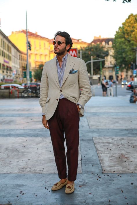 Men's Summer Suits, Linen Jacket Men, Linen Blazer Men, Mens Formal Fashion, Mens Linen Jackets, Blue Blazer Outfit, Summer Suits Men, Ideas For Weddings, Formal Fashion