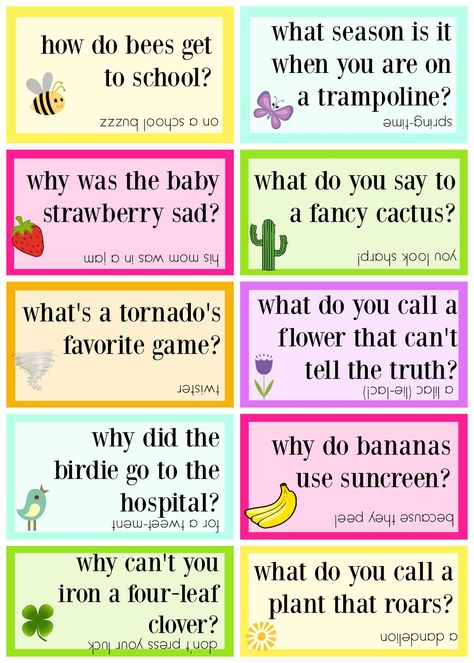 Lunchbox jokes free printable -   springtime jokes Lunchbox Jokes, Funny Riddles, Funny Jokes For Kids, Lunch Box Notes, Ayat Alkitab, Jokes And Riddles, Jokes For Kids, Kids Lunch, Dad Jokes