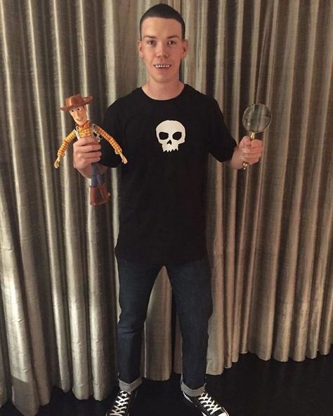 Sid From Toy Story, Fantasias Toy Story, Disfraz Toy Story, Pixar Party, Toy Story Halloween, Top Halloween Costumes, Will Poulter, Clever Halloween, Celebrity Halloween