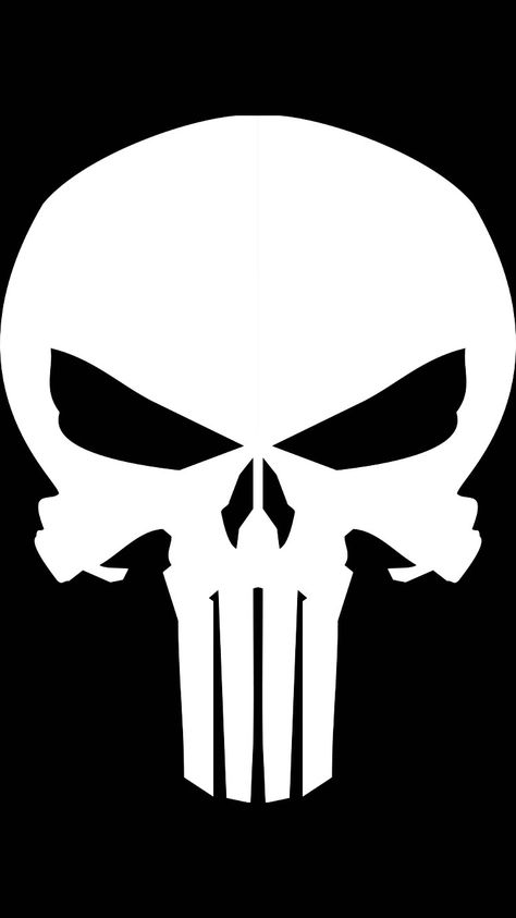 The punisher skull💀 Punisher Svg Free, Punisher Tattoo Design, Punisher Painting, Punisher Skull Tattoo, Punisher Symbol, Punisher Tattoo, Skull Punisher, Punisher Skull Logo, The Punisher Skull