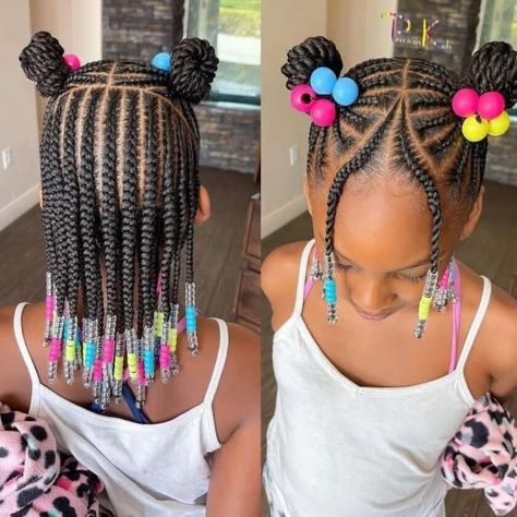 Cute Hairstyles For Black Kids, Twist Hairstyles For Kids, Girls Braided Hairstyles Kids, Magic Protection, Toddler Braided Hairstyles, Kids Style Hair, Black Kids Braids Hairstyles, Hairstyles Girl, Cute Toddler Hairstyles