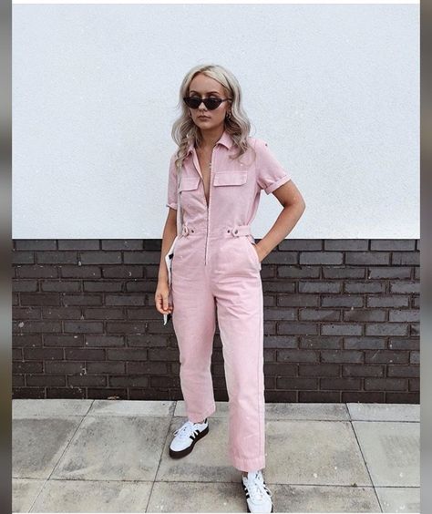 Pink Boilersuit Outfit, Utility Suit Outfit, Boilersuit Outfit, Pink Jumpsuit Outfit, Utility Jumpsuit Outfit, Pink Utility Jumpsuit, Pink Jumpsuits Outfit, Jumpsuit Outfit Casual, Jumpsuit Outfit