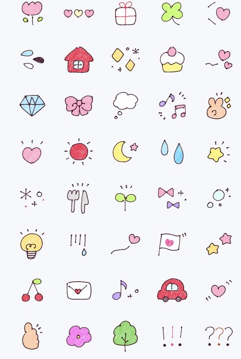 Cute Easy Doodles Simple, Mini Drawings Doodles, Kawaii Doodles Cute, Cute Small Drawings, Simple Sketches, Small Doodle, Cute Easy Doodles, Cocoppa Wallpaper, Easy Drawings For Kids