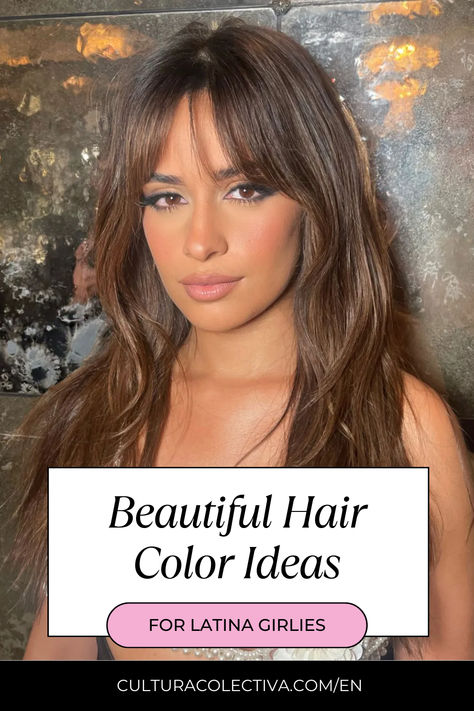 Choosing the right hair color can be a hard task. That's why we make a full guide for you to choose the best hair color ideas for Latinas. Latinas Hair Color Ideas, Mexican Hair Color, Mexican Hair Color Ideas, Hair Colors For Hispanic Women, Hair Colors For Brown Skin Mexican, Indian Girl Hair Color, Blonde Latina Hair, Hair Color Ideas For Latinas, Hair Color For Latinas