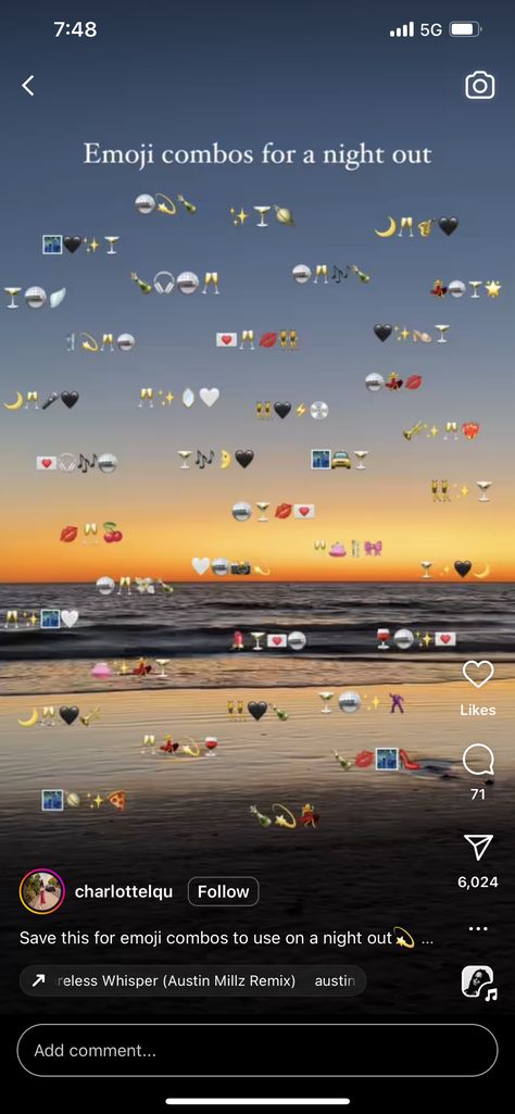 Ig Captions Emoji Combo, Mirror Emoji Combo, Red And Blue Emoji Combinations, Outdoor Emoji Combo, Emoji Combos For Friends, Nighttime Emoji Combos, Bff Emoji Combos, Emoji Curation, Prom Emoji Combos