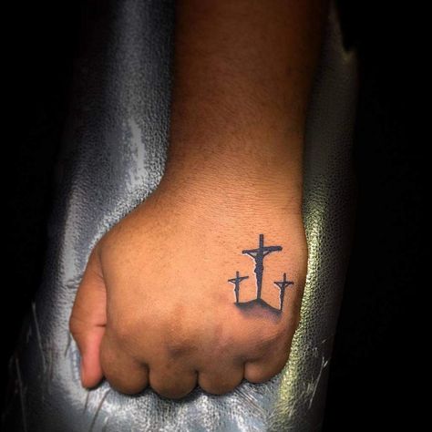 Small Cross Hand Finger Tattoo Inkedbyaj Black Cross Tattoos, Christian Cross Tattoos, Cross Tattoo On Hand, Cross Tattoo Meaning, 27 Tattoo, Small Cross Tattoos, Simple Cross Tattoo, Small Cross Tattoo, Basketball Hairstyles