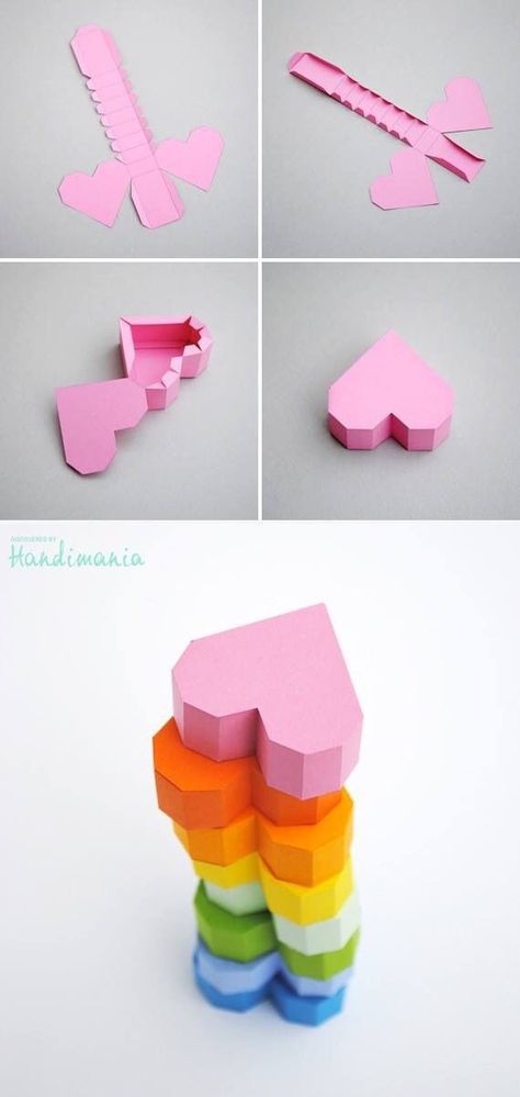 Hadiah Diy, Instruções Origami, Seni Dan Kraf, Kraf Diy, Origami Crafts Diy, Diy Origami, Paper Crafts Origami, Paper Crafts Diy Tutorials, Crafts Hacks