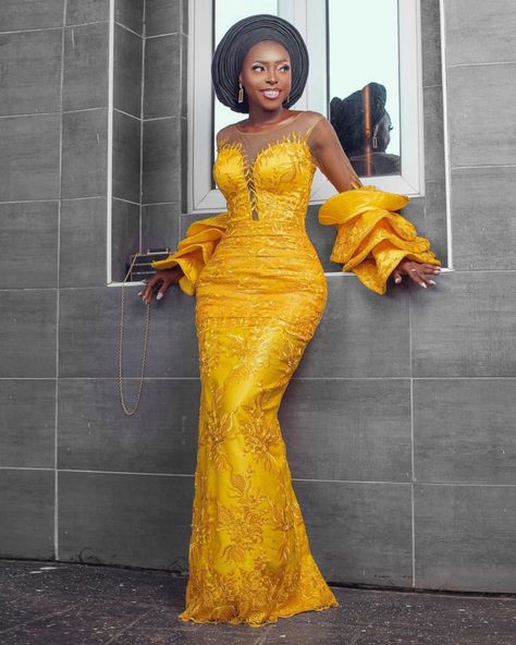 Asoebi Lace Styles, Nigerian Lace Dress, Aso Ebi Lace Styles, Nigerian Lace Styles Dress, Nigerian Lace Styles, African Lace Styles, Lace Dress Design, Lace Gown Styles, Lace Dress Styles