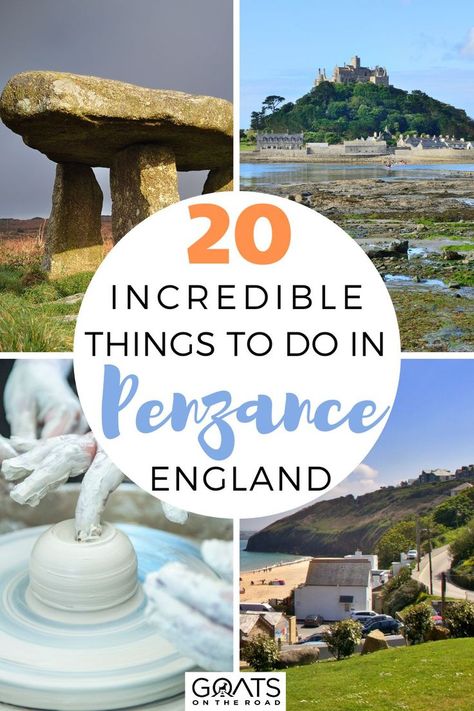 20 Incredible Things To Do in Penzance, England Cornwall Penzance, Minack Theatre, England Itinerary, Cornwall Travel, Things To Do In Cornwall, Penzance Cornwall, Europe 2023, Southern England, St Michael's Mount