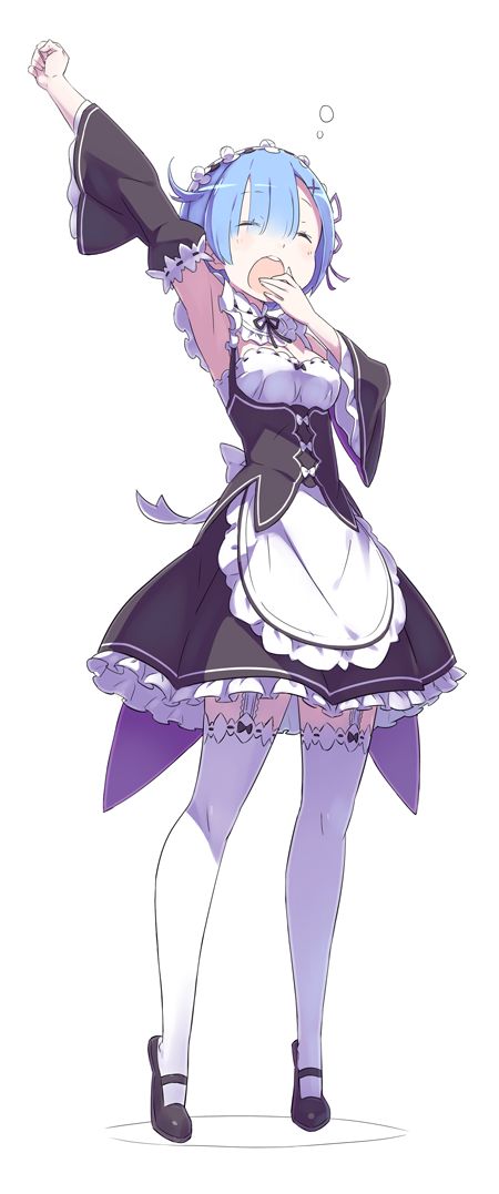 Girl With Blue Hair, Hxh Characters, Anime Maid, Re Zero, Anime Kawaii, Anime Artwork, An Anime, Anime Comics, Manga Girl