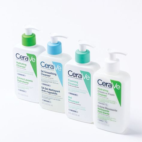 Which CeraVe Cleanser is Best for Your Skin Type? Cerave Aesthetic, Cerave Cleanser, Cerave Skincare, Atopic Skin, Long Wear Makeup, Green Quotes, Cream Texture, Bumpy Skin, Hydrating Cleanser