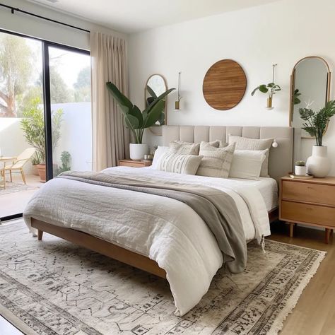 Tufted headboard bedroom