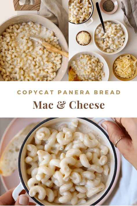 Panera Bread Mac And Cheese Recipe, Panera Mac And Cheese, Recipes Sides, Cheese At Home, Cheddar Mac And Cheese, Yummy Bites, Making Mac And Cheese, Feast Mode, Meal Inspiration