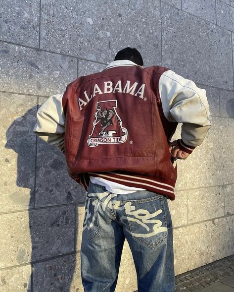 Retro Varsity Jacket, College Jacket, College Jacket Outfit, Varsity Jacket Outfit Mens, Baseball Jacket Outfit, Varsity Jacket Outfit, 1980’s Fashion, College Jackets, Varsity Jacket Men