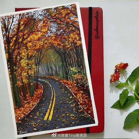 Art Mini Toile, Small Canvas Paintings, Canvas Painting Ideas, Simple Canvas Paintings, Easy Canvas Painting, Landscape Art Painting, Art Painting Gallery, Painting Art Lesson, Small Canvas Art