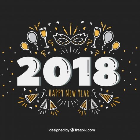 Best New Year Status, Happy New Year Status, Soccer Christmas, New Year Status, Bulletin Journal, 17 Agustus, Happy New Year Design, Celebration Background, New Year 2018