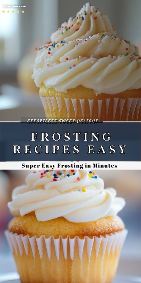 I love whipping up these super simple frosting recipes that turn any treat into a delight! Whether it’s for cupcakes or cakes, you can create delicious frostings in just minutes. Let’s elevate your dessert game effortlessly! Home Made Frosting Easy, Frosting Recipes Without Powdered Sugar, How To Make Cake Icing, Easy Frosting Recipes 2 Ingredients, Easy Icing Recipe For Cake, Quick Frosting Recipe, Frosting With Powdered Sugar, Homemade Icing For Cake, Homemade Frosting Easy