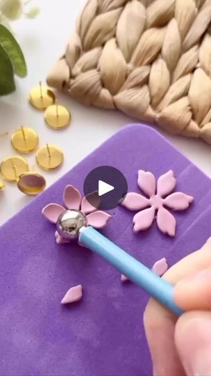 Say It Right, Clay Flower Earrings, Homemade Clay, Adding Details, Polymer Clay Flower Jewelry, Polymer Clay Jewelry Tutorials, Flower Molding, Polymer Clay Diy, Polymer Clay Jewelry Diy