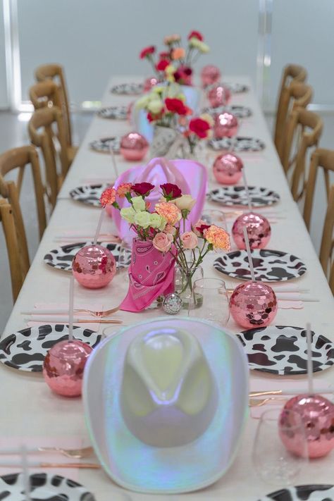 disco cowgirl themed party, disco cowgirl party decorations, rhinestone cowgirl themed party, rhinestone cowgirl party decorations, themed party, cowgirl bachelorette party, cowgirl bachelorette party inspo, girls night party inspo, Nashville, Austin Rhinestone Cowgirl Party, Cowgirl Party Theme, Cowgirl Themed Party, Bachelorette Party Cowgirl, Cowgirl Decorations, Dolly Parton Birthday, Disco Cowgirl Party, Cowgirl Party Decorations, Cowboy Themed Birthday Party