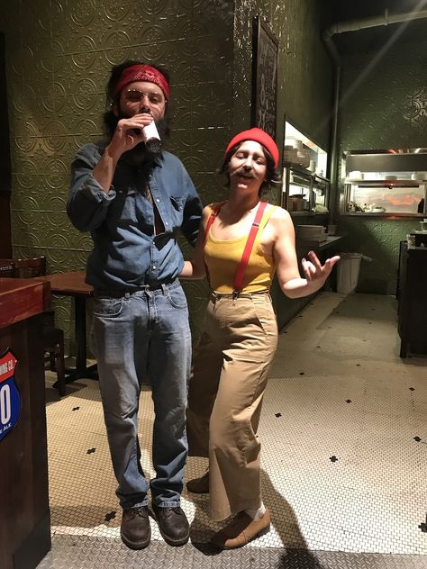 Cheech and Chong Costume Chechen And Chong Costume, Chic And Chong Costume, Tommy Chong Costume, Cheech N Chong Costume, Check And Chong Costume, Nacho Libre Costume Couple, Cheech And Chong Costumes Couples, Cheech And Chong Costumes, Halloween Costumes Brunette